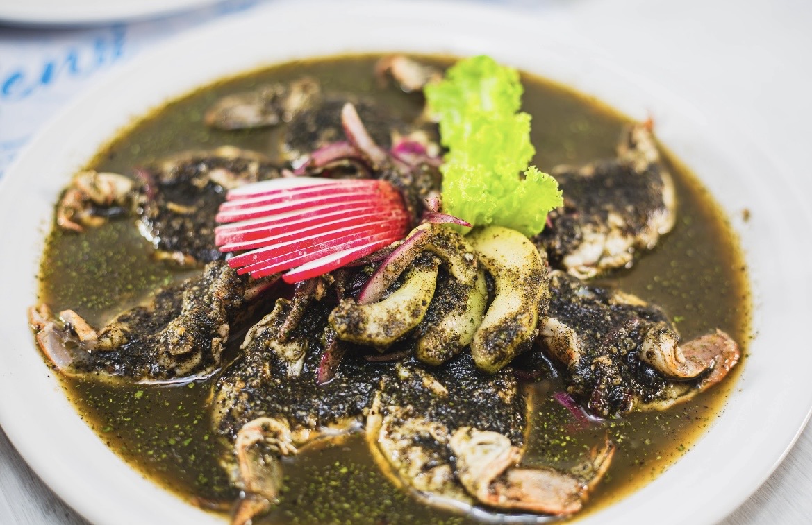 Jaiba en salsa verde
